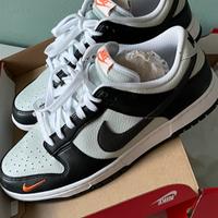 Nike dunk low 44.5 grige e nere