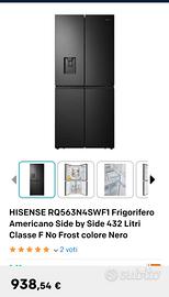 RQ563N4SWF1 Frigorifero Americano Side by Side 432