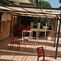 Gazebo 3x3 o 3x4 Telo Scorrevole Nero o Bianco New