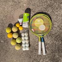 Set 2 Racchette da Tennis + Palline + Accessori