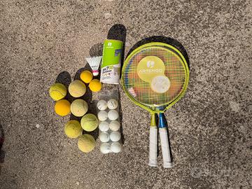 Set 2 Racchette da Tennis + Palline + Accessori