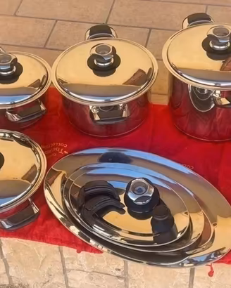 Cucina Set completo di Pentole INOX Mod Classic