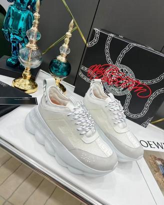 versace chain bianche