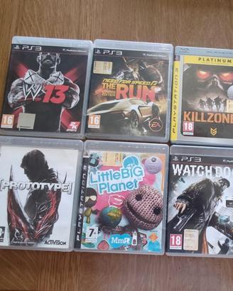 Lotto 6 Videogiochi Playstation PS3