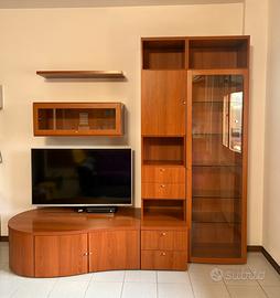 Mobile salotto componibile mobilificio vetrina