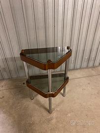Tavolino d’Angolo Classico Italiano Design Anni 70