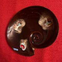 Piatto o centro tavola decorativo in ceramica