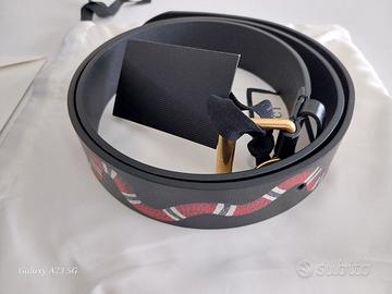 Cintura GUCCI stampa serpente 
