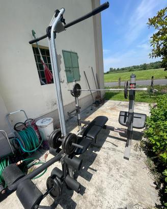 Panca piana + lat machine marca Pro Form