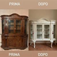 Vetrina Superiore Progetto Restyling Shabby Chic