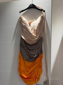 Vestito Elisabetta Franchi taglia 42/44  96% Seta