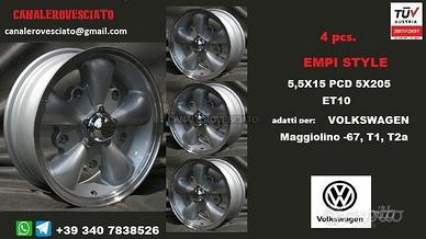 Cerchi EMPI 15 5x205 Vw kafer maggiolino BULLI t1