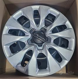 4 cerchi ferro fiat 500x giulietta r16 ft1589