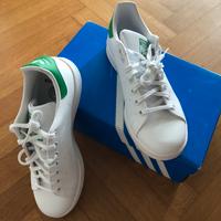 Adidas Stan Smith bianche con dettagli verdi