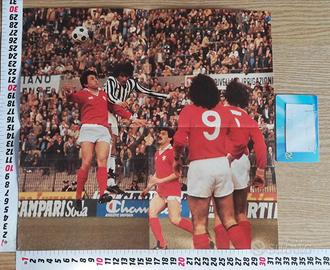 Poster Juventus - Perugia anni 80 Gaetano Scirea