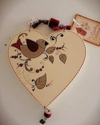 Cuori in legno 
