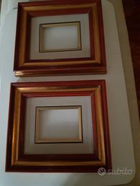 n 9 cornici in legno 