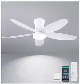 Ventilatore Soffitto Luce 106cm Dimmerabile 36W