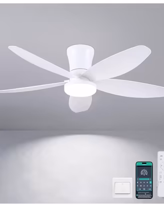 Ventilatore Soffitto Luce 106cm Dimmerabile 36W