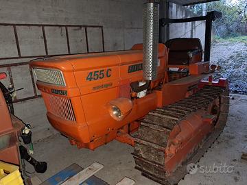 Trattore agricolo a cingoli FIAT 455 C montagna