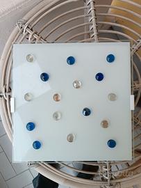 Plafoniera misura 30 cm. x 30 cm.