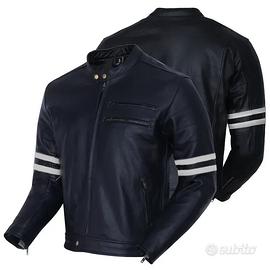 giacca moto in pelle