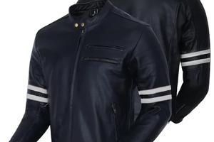giacca moto in pelle