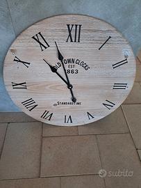 Orologio da parete grande stile shabby 60 cm
