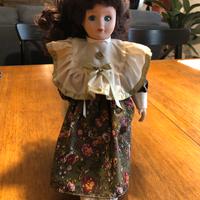 Bambola vintage da collezione in porcallana 35 cm