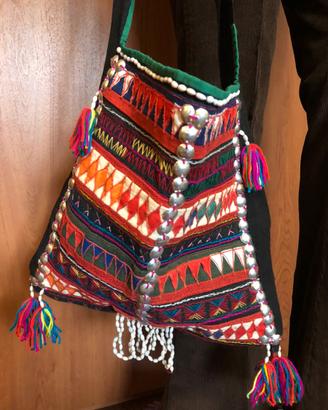 Borsa in tela Boho/Hippie Style