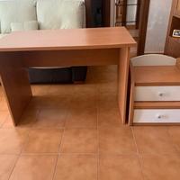 Scrivania e cassetti