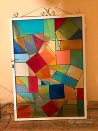 Porta di vetro piombato