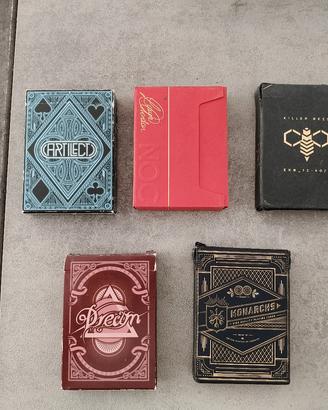 carte da gioco da collezione