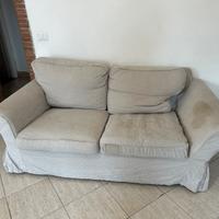 Divano IKEA 2 posti HAKEBO beige chiaro EKTORP