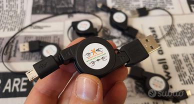 Cavi micro USB a molla estensibili auto nuovi
