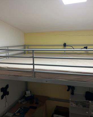 Letto a soppalco IKEA Vitval una piazza  e mezza