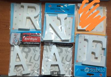 Lettere legno 