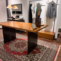 TAVOLO RETTANGOLARE IN LEGNO E FERRO