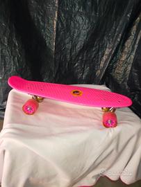 skateboard rosa bambini 