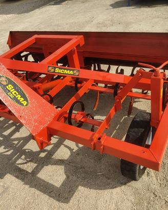 Fresa Sicma con erpice per trattore agricolo