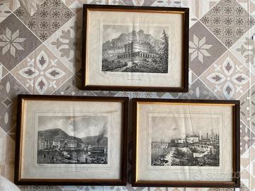 Tris di Quadri Vintage