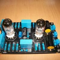 Scheda preamplificatore due canali a tubi