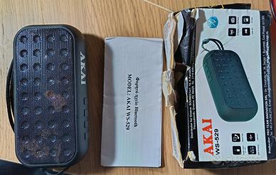 Cassa Bluetooth AKAI WS-529 - Radio/MicroSD