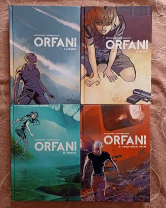 Orfani prima stagione 4 voll fumetti cartonato Bao