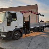 IVECO ML 120 E 18 con cassone fisso e gru idr.