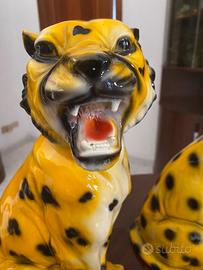 Statue leopardi vintage