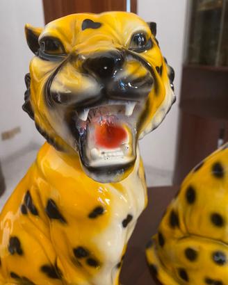 Statue leopardi vintage