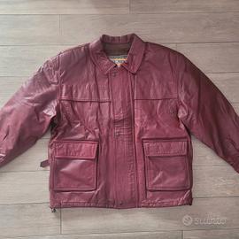 Giubbotto in vera pelle da uomo 