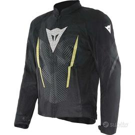 Dainese HEROSPHERE AIR TEX Nero Bianco Giallo Fluo