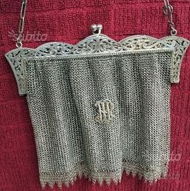 BORSETTA IN ARGENTO PRIMI '900 iniz. MP